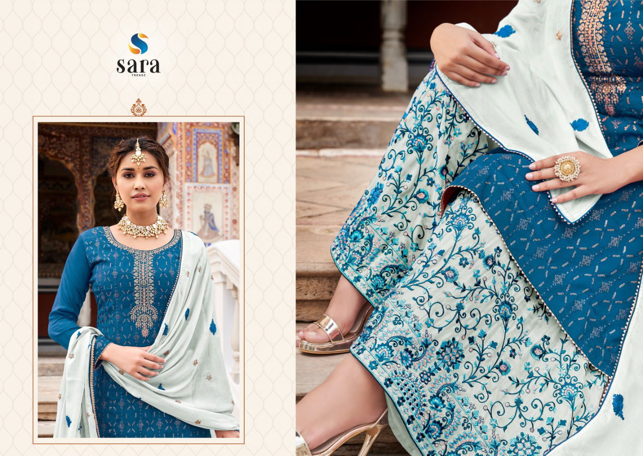 Sara Trendz Anokhi Heavy Festive Wear Designer Salwar Suit Collection